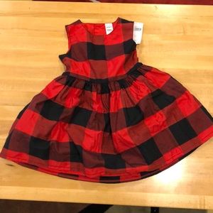 Carter’s new red plaid dress 24 months